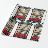 Gebäude Complex Geschenkpapier (Ungerollt)