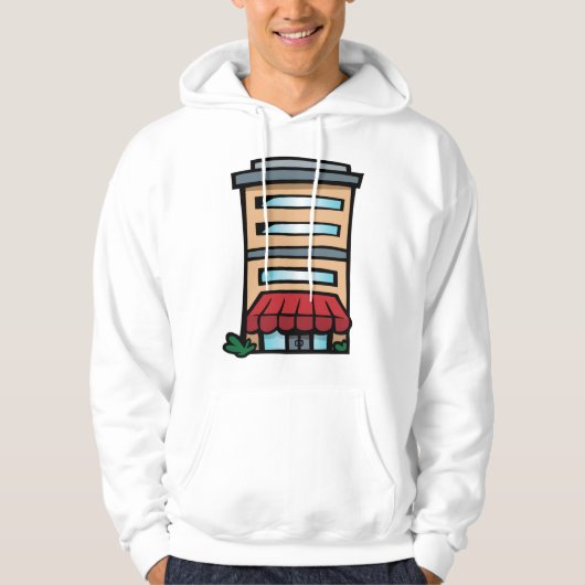 Gebäude Complex Hoodie (Vorderseite)