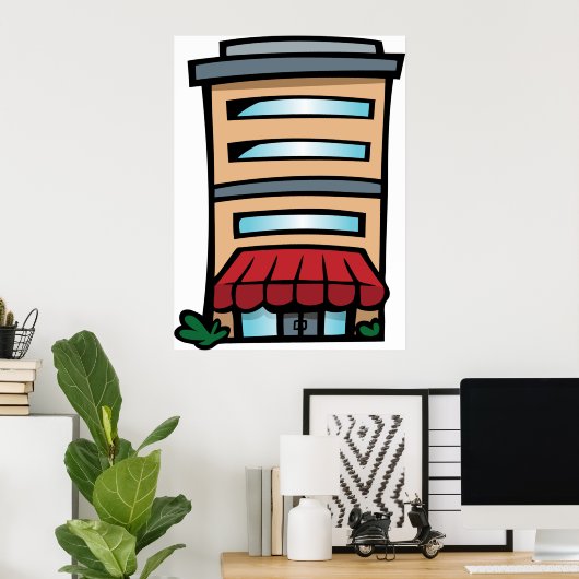 Gebäude Complex Poster (Heimbüro)