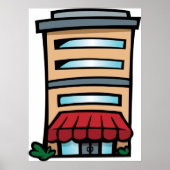 Gebäude Complex Poster (Vorne)