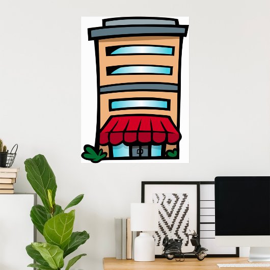 Gebäude Complex Poster