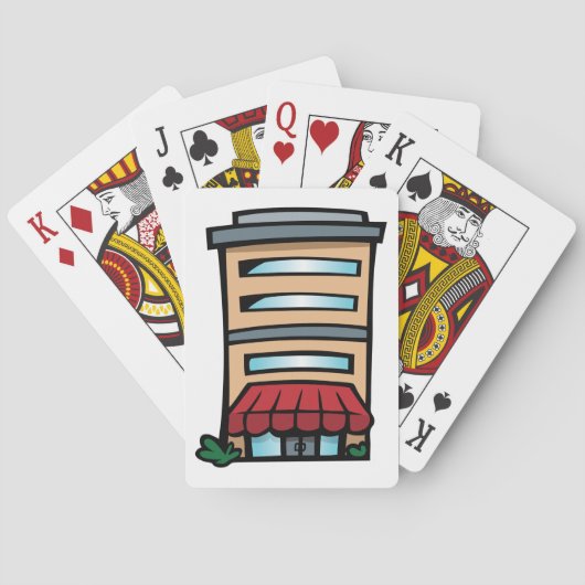 Gebäude Complex Spielkarten (Rückseite)