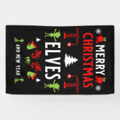 Gebäude Construction Christmas Ugly Banner (Horizontal)