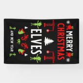 Gebäude Construction Christmas Ugly Banner (Horizontal)