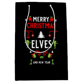 Gebäude Construction Christmas Ugly Mittlere Geschenktüte