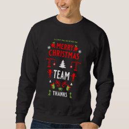 Gebäude Construction Christmas Ugly Sweatshirt