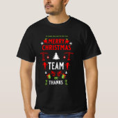 Gebäude Construction Christmas Ugly T-Shirt (Vorderseite)