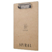 Gebäude Construction Contractor Kraft Paper Klemmbrett (Links)