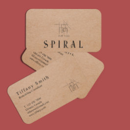 Gebäude Construction Contractor Kraft Paper Visitenkarte