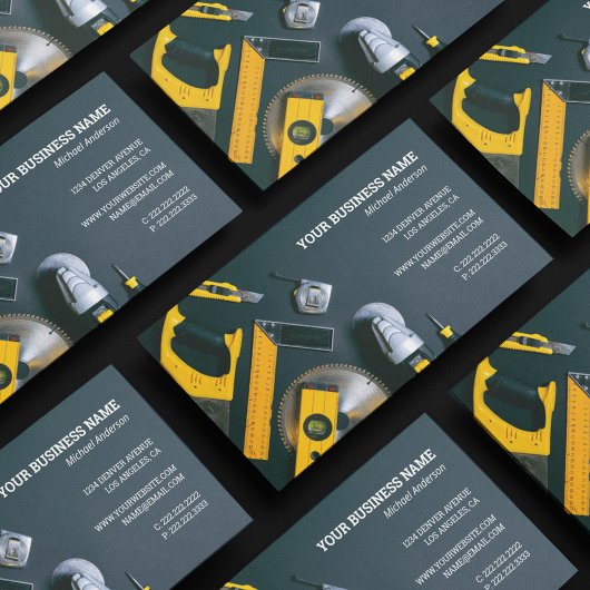 Gebäude Construction Service Visitenkarte