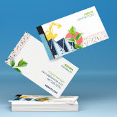 Gebäude Contractor Bold Modern Construction Visitenkarte