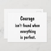 Gebäude Courage Postkarte (Vorne/Hinten)