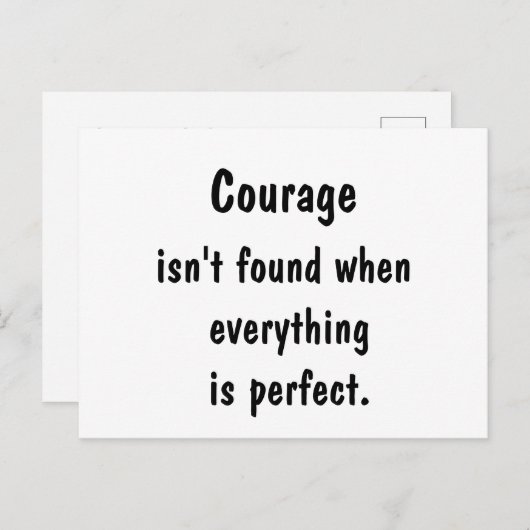 Gebäude Courage Postkarte (Vorne/Hinten)