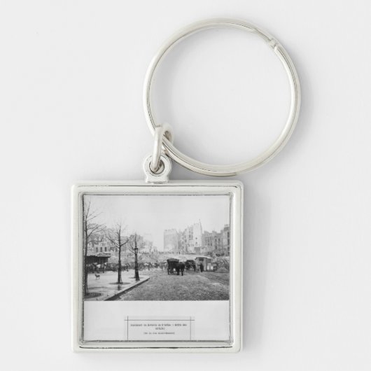 Gebäude der Allee de L'Opera Schlüsselanhänger (Vorne)
