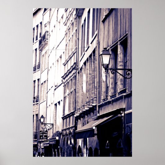 Gebäude der Altstadt, Frankreich Poster (Vorne)