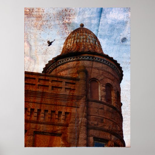 Gebäude der digitalen Kunst Poster (Vorne)