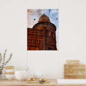 Gebäude der digitalen Kunst Poster (Küche)