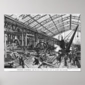 Gebäude der Galerie des Machines Poster (Vorne)