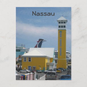 Gebäude der Hafenbehörde Postkarte