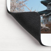 Gebäude der japanischen Burg Mousepad (Ecke)