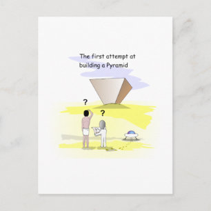 Gebäude der Pyramiden Postkarte