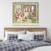 Gebäude Der Tempel von Solomon, Illustration Leinwanddruck (Insitu (Schlafzimmer))