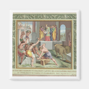 Gebäude Der Tempel von Solomon, Illustration Magnet