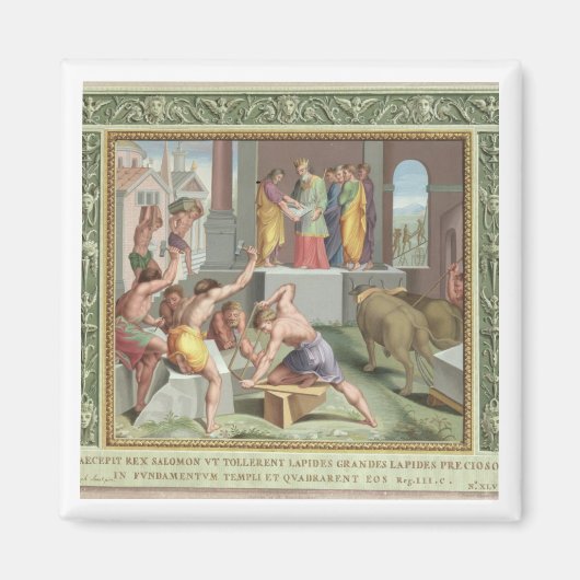 Gebäude Der Tempel von Solomon, Illustration Magnet (Vorne)