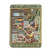 Gebäude Der Tempel von Solomon, Illustration Magnet (Vertikal)