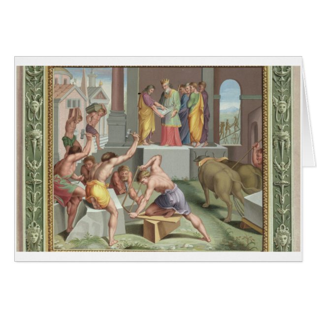 Gebäude der Tempel von Solomon, Illustration von (Vorderseite (Horizontal))