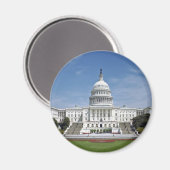 Gebäude der US-Hauptstadt des Weißen Hauses in Was Magnet (Vorderseite/Rückseite)