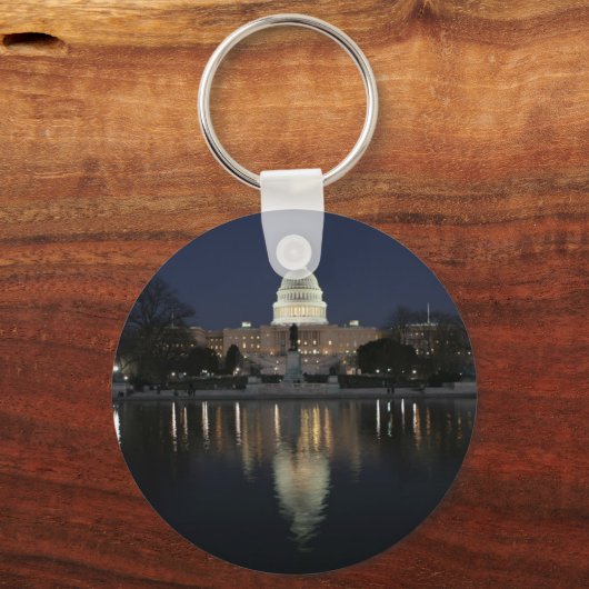 GEBÄUDE der US-Hauptstadt Schlüsselanhänger (Vorderseite)
