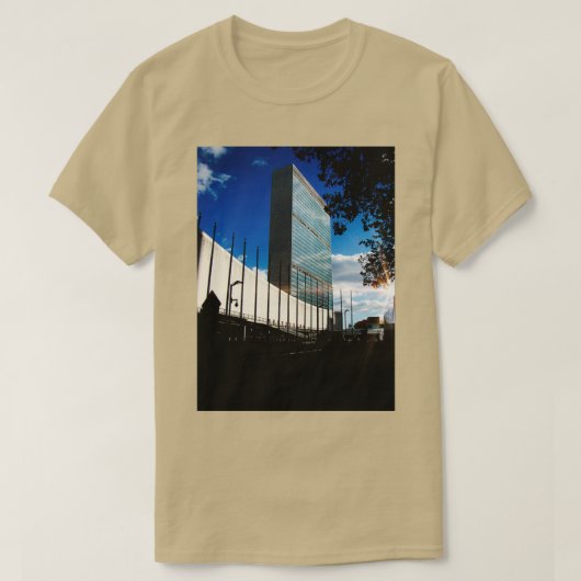 Gebäude der Vereinten Nationen in New York T-Shirt (Design vorne)