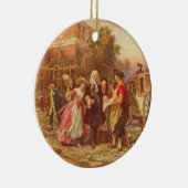 Gebäude der Wiege der Freiheit Jean Gerome Ferris Keramikornament (Rechts)