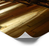 Gebäude des britischen Kolumbien-Parlaments nachts Poster (Ecke)