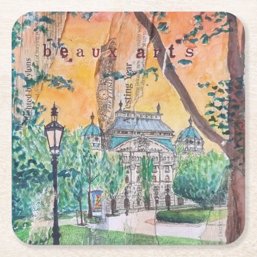 Gebäude des Budapester Untersetzer (Vorderseite)