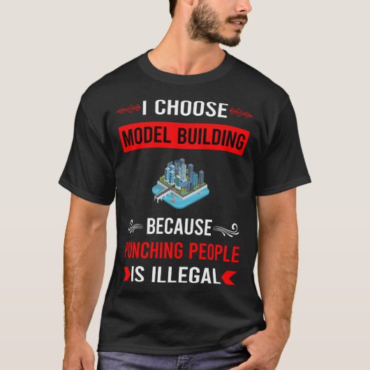 Gebäude des Druckmodells T-Shirt (Vorderseite)