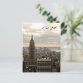 Gebäude des Empire State (Farbe) Postkarte (Stehend Vorderseite)