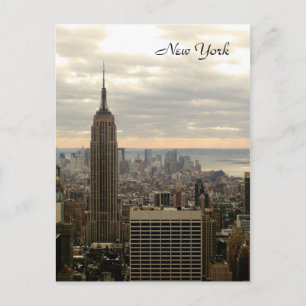 Gebäude des Empire State (Farbe) Postkarte