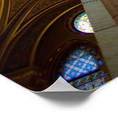 Gebäude des Europäischen Parlaments - Details Poster (Ecke)