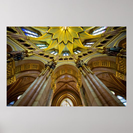 Gebäude des Europäischen Parlaments - Details Poster (Vorne)