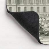 Gebäude des Haupteingangs der Jalousie, Paris Mousepad (Ecke)