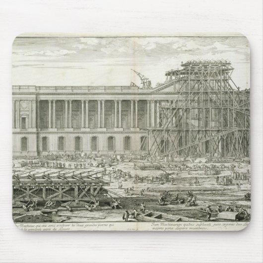 Gebäude des Haupteingangs der Jalousie, Paris Mousepad (Vorne)
