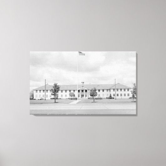 Gebäude des Hauptquartiers Leinwanddruck (Vorderseite)