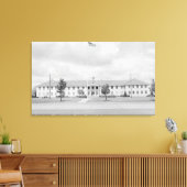 Gebäude des Hauptquartiers Leinwanddruck (Insitu (Wohnzimmer))