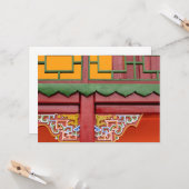 Gebäude des Klosters Detail Karte (Vorderseite/Rückseite Beispiel)