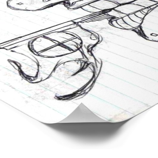 Gebäude des Krieges Poster (Ecke)