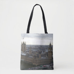 Gebäude des Londoner Parlaments & Big Ben Tote Bag Tasche
