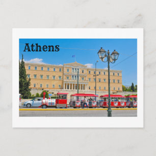 Gebäude des Parlaments in Athen, Griechenland Postkarte