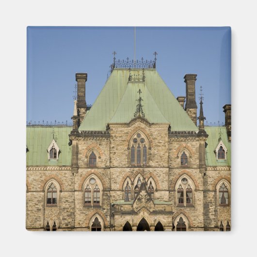 Gebäude des Parlaments in Ottawa, Ontario, Kanada Magnet (Vorne)